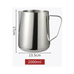 Milchaufschäumkrug aus Edelstahl – Barista-Werkzeug für Lattes und Cappuccinos