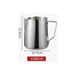 Milchaufschäumkrug aus Edelstahl – Barista-Werkzeug für Lattes und Cappuccinos