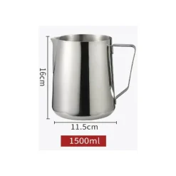 Milchaufschäumkrug aus Edelstahl – Barista-Werkzeug für Lattes und Cappuccinos