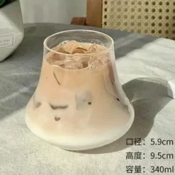 Milchglas mit großem Fassungsvermögen – vielseitiges Trinkgeschirr für Tee, Kaffee, Cocktails, Whisky