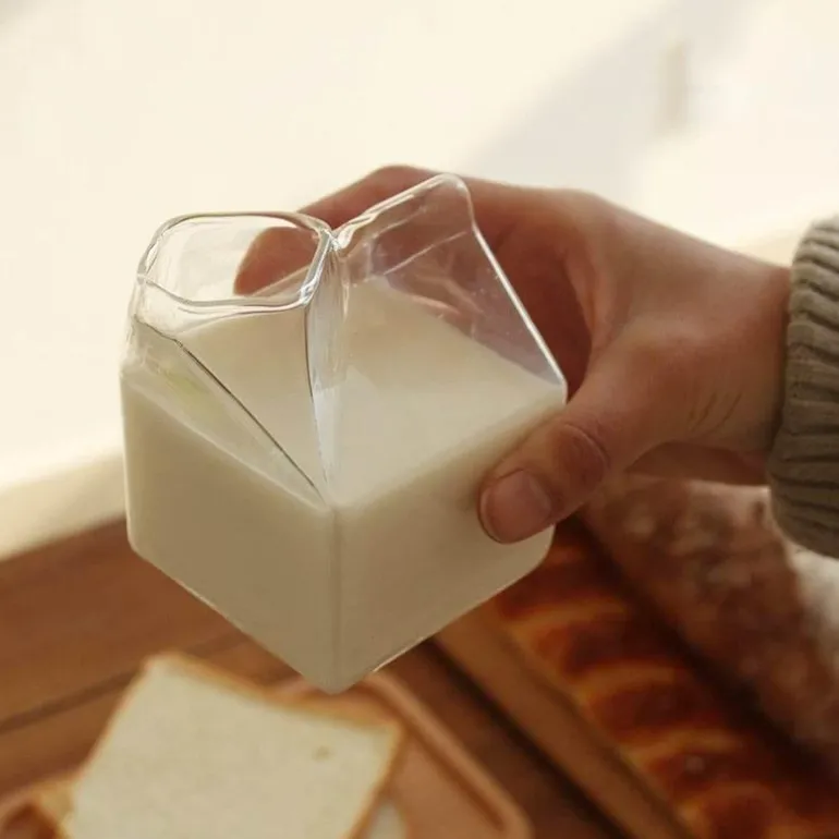 Milchglasdekor - Handgemachtes transparentes Glasgeschirr