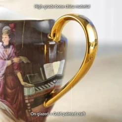 Milchkännchen aus Bone China – Eleganter Milchkännchen für Tee und Kaffee