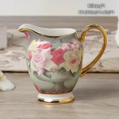 Milchkännchen aus Bone China – Eleganter Milchkännchen für Tee und Kaffee
