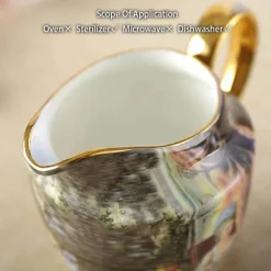 Milchkännchen aus Bone China – Eleganter Milchkännchen für Tee und Kaffee