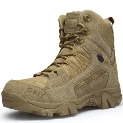 Militärstiefel aus Leder für Herren – strapazierfähiges Outdoor-Schuhwerk