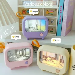 Mini Art TV Nachtlampe - Dekorativer Wohnakzent