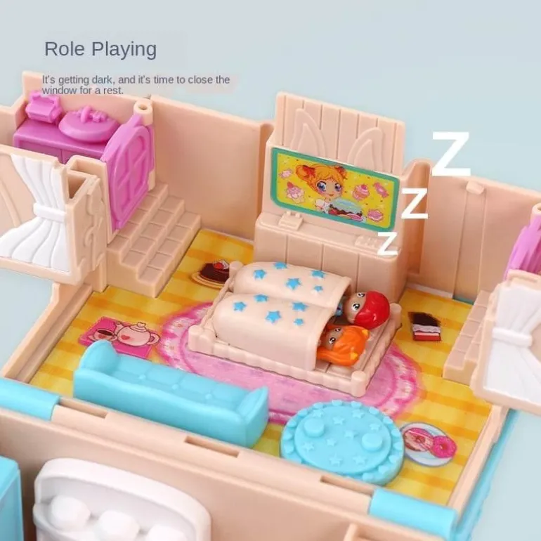 Mini City Magic Cabin Spielset – Abenteuerspielzeug für Kinder