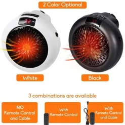 Mini Elektro-Wandheizer - Kompakter Steckdosenheizer