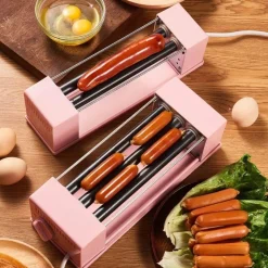 Mini Hot Dog Roller - Kompaktes Heizgerät für perfekt gegarte Snacks