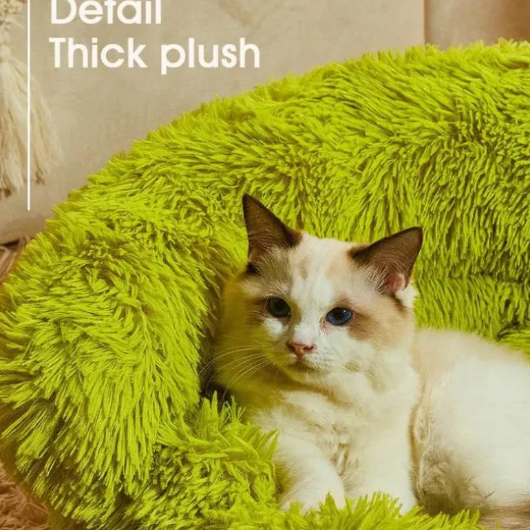 Mini Monster Kuschelbett - Gemütliches Haustierbett für Kleintiere
