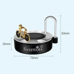 Mini-Aromatherapie-Dekor mit Solar-Fahrrad