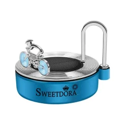 Mini-Aromatherapie-Dekor mit Solar-Fahrrad