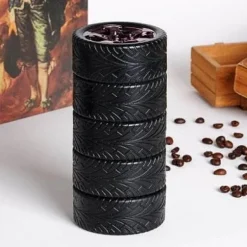 Mini-Autoreifen-Thermoskanne – Kreativer Reisebecher für Autos