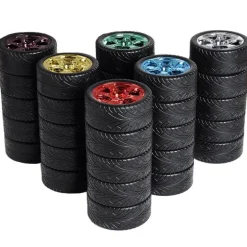 Mini-Autoreifen-Thermoskanne – Kreativer Reisebecher für Autos