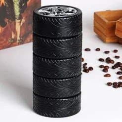 Mini-Autoreifen-Thermoskanne – Kreativer Reisebecher für Autos