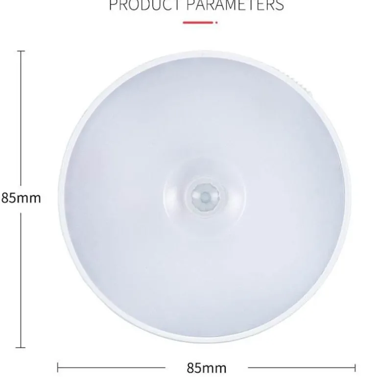 Mini-Bewegungssensor-LED-Nachtlampe - Klebendes Wandlicht