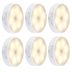 Mini-Bewegungssensor-LED-Nachtlampe - Klebendes Wandlicht
