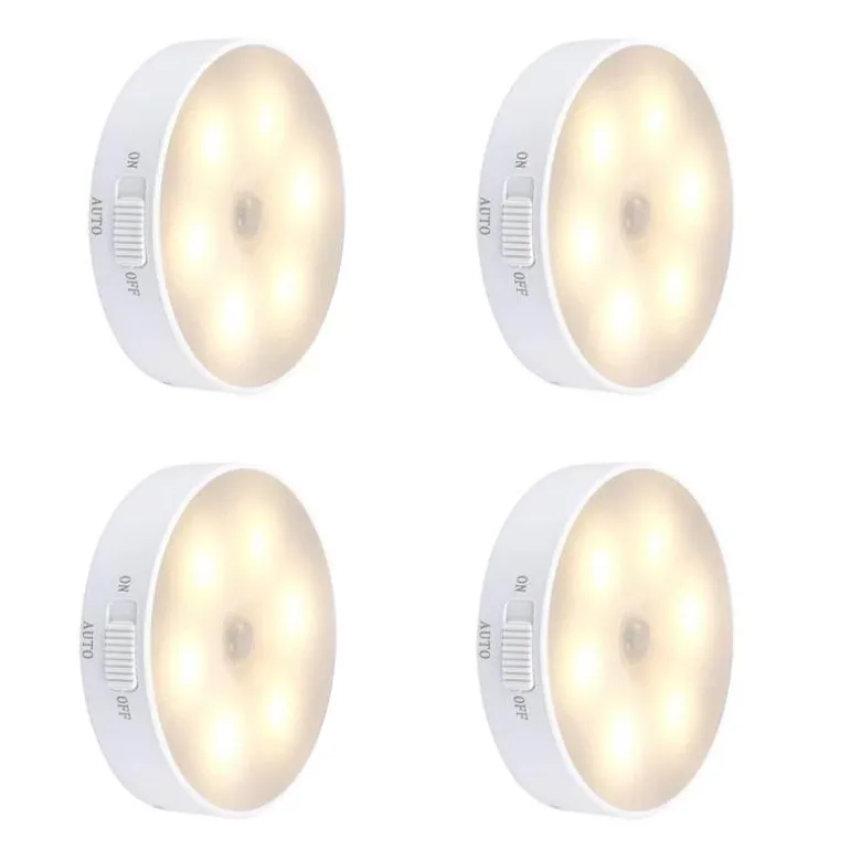 Mini-Bewegungssensor-LED-Nachtlampe - Klebendes Wandlicht