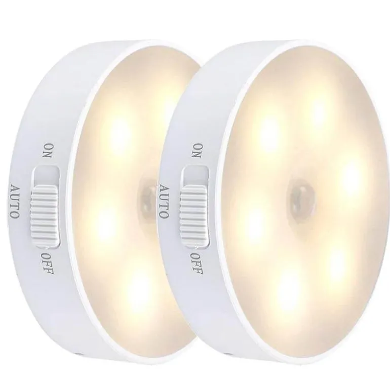 Mini-Bewegungssensor-LED-Nachtlampe - Klebendes Wandlicht