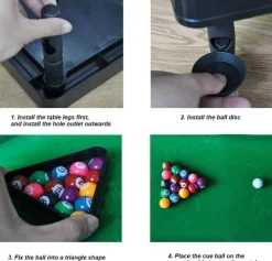 Mini-Billardtisch – Kompaktes Billardspiel für den Schreibtisch