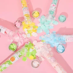 Mini-Blumen-Schäumende Papierseife - Bunte Seifenstücke in Reisegröße