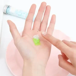 Mini-Blumen-Schäumende Papierseife - Bunte Seifenstücke in Reisegröße