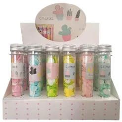 Mini-Blumen-Schäumende Papierseife - Bunte Seifenstücke in Reisegröße