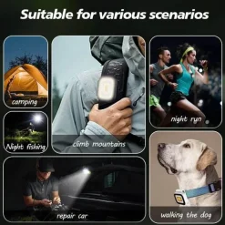 Mini-Campinglampe zum Anstecken – Tragbares Außenlicht