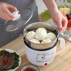 Mini-Elektro-Hotpot-Kocher - Doppelschicht-Reiskocher