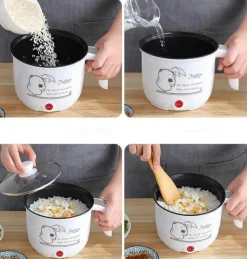 Mini-Elektro-Hotpot-Kocher - Doppelschicht-Reiskocher