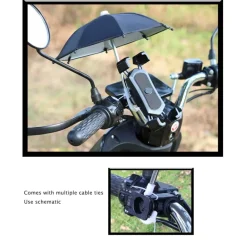 Mini-Fahrradschirm - Handyschutzhülle