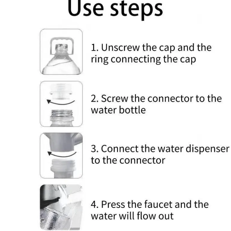 Mini-Flaschenhalter für Wasserspender – kompakter Getränke-Organizer