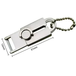 Mini-Gemüseschäler-Schlüsselanhänger – Küchenwerkzeug aus Edelstahl