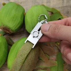 Mini-Gemüseschäler-Schlüsselanhänger – Küchenwerkzeug aus Edelstahl