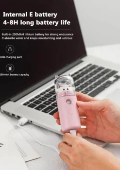 Mini-Gesichtsdampfer mit Cartoon-Tiermotiv – wiederaufladbarer USB-Luftbefeuchter