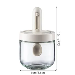 Mini-Gewürzglas mit Löffel – Kreativer Gewürzbehälter