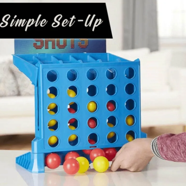 Mini-Hüpfballspiel – Lustiges Vier-Linien-Spielzeug