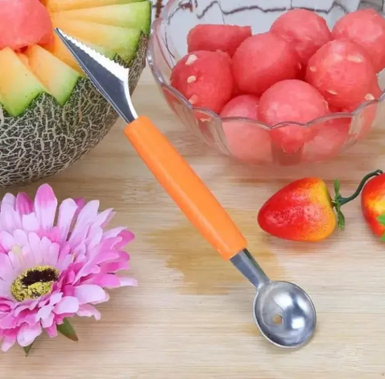 Mini-Küchenschaufel-Werkzeug – doppelseitiger Melonenlöffel, Eiscreme-Gadget