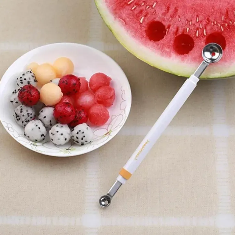 Mini-Küchenschaufel-Werkzeug – doppelseitiger Melonenlöffel, Eiscreme-Gadget