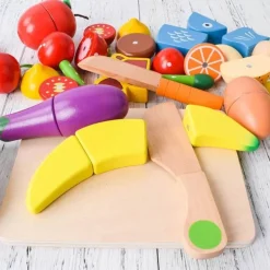Mini-Küchen-Spielset mit Lebensmitteln – Kochspielzeug für Kinder
