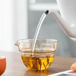 Mini-Kürbis-Teekannenset aus Keramik