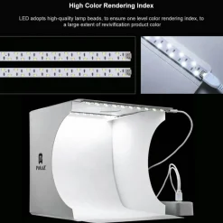 Mini-LED-Fotostudio-Box – Faltbare Leuchtbox für Produktfotografie