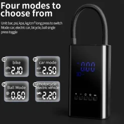 Mini-LED-Luftkompressor – Tragbarer Reifenfüller