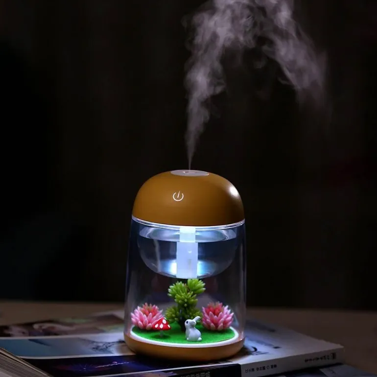 Mini-LED-Nebelwald-Transparent-Luftbefeuchter