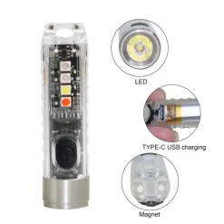 Mini-LED-Schlüsselanhänger-Taschenlampe – tragbares Taschenlicht