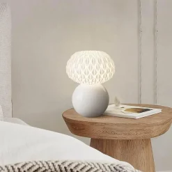Minimalistische Keramik-Tischlampe – Moderne Beleuchtungsvorrichtung für Zuhause