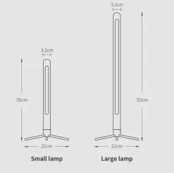 Minimalistische Schreibtischlampe aus Holz – Nordic Sky Design