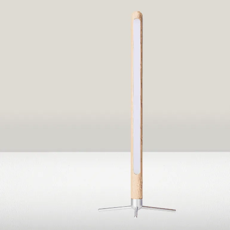 Minimalistische Schreibtischlampe aus Holz – Nordic Sky Design