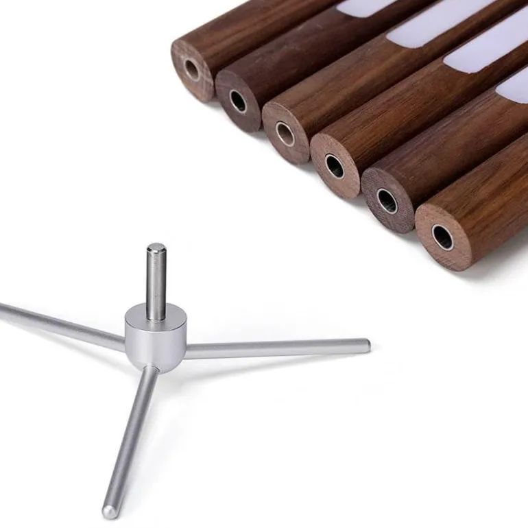 Minimalistische Schreibtischlampe aus Holz – Nordic Sky Design