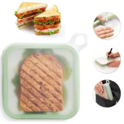 Minimalistische wiederverwendbare Sandwichbox – Umweltfreundlicher Lunchbehälter